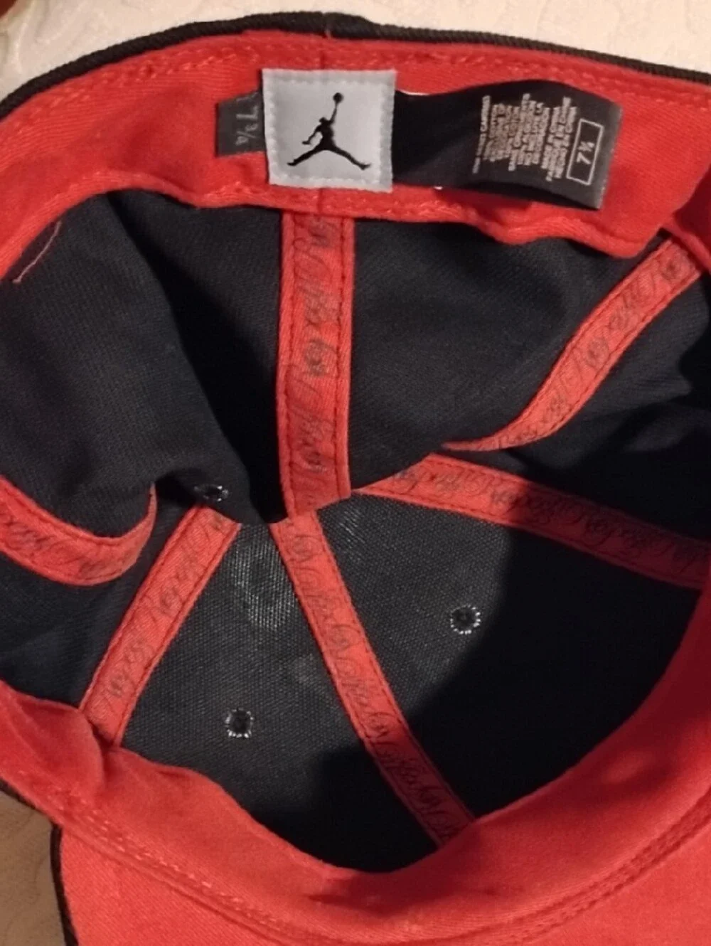 NWT Nike Air Jordan Jumpman Pro Hat Red Fitted Cap Size 7 3/4